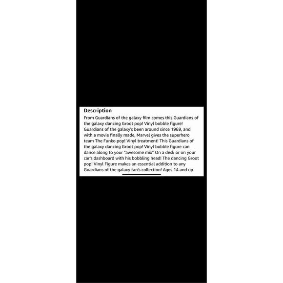 Funko Pop 65 dancing Groot from guardians of the Galaxy - Picture 9 of 12